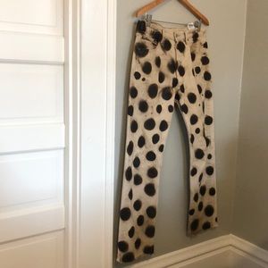 501 Levi’s with dots (*☻-☻*)